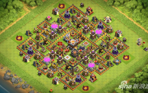 部落冲突11本美观对称神阵(部落冲突11本无敌阵型)