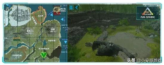 方舟生存进化手游矿洞位置分布图(方舟生存进化手游水中矿洞在哪)