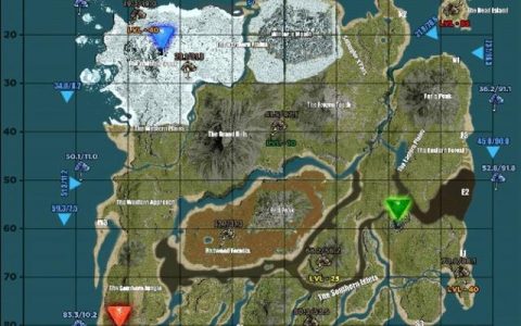 方舟生存进化手游资源分布图(方舟生存进化手游资源刷新时间)