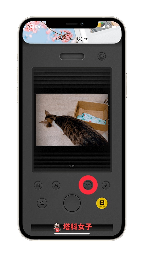 TOK CAM 拍立得App：更改版面尺寸