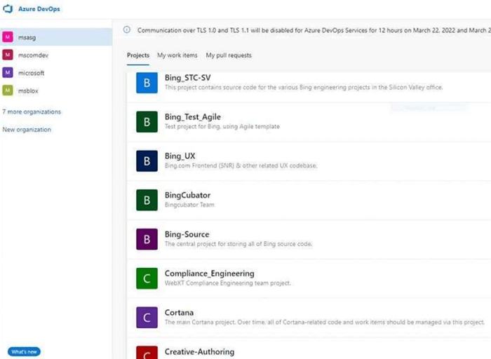 骇入Nvidia、三星的Lapsus$，又说他成功骇入微软Azure DevOps 拿到Bing和Cortana源代码