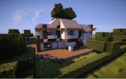 我的世界怎么建造大别墅比赛(我的世界怎么建超级大别墅)