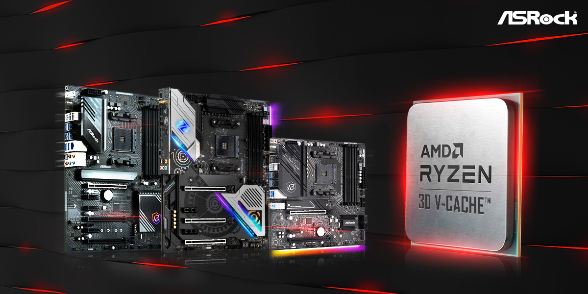 ASRock将透过BIOS/UEFI更新，让搭载X570、B550、A520、X470、B450等芯片组的主板支持最新的Ryzen 5000系列与Ryzen 4000系列处理器。