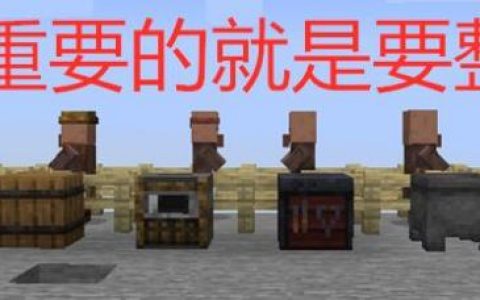 我的世界村民职业对应的方块(我的世界村民职业和所需方块)