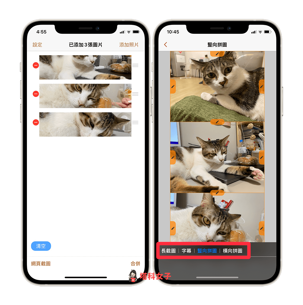 长截图APP「长截图拼接工具」为网页、信息截图拼接，支持马赛克 - IG 私讯， IG 信息， iMessage， iOS APP， iPhone 截图， iPhone 信息， Messenger， 屏幕截图工具， 信息截图， 马赛克App - 塔科女子