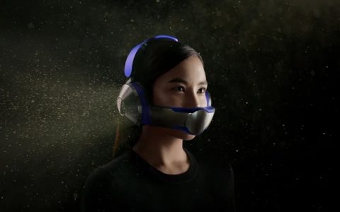 专利是真的！ Dyson推出与全罩式耳机设计结合的随身空气清净器