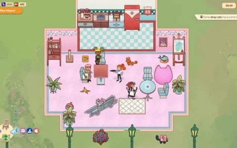 模拟游戏《Cat Cafe Manager》上市日公开，打造一个疗愈身心的猫咪咖啡厅吧！ 