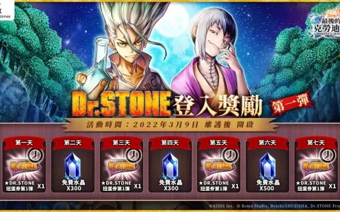 《最后的克劳迪亚》x《Dr. STONE》联动合作正式开催！ 专属系列活动开跑！