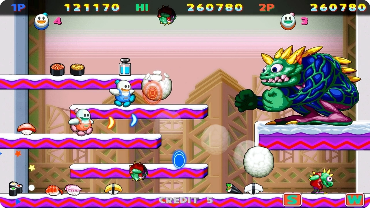 《雪人兄弟 Special》Nintendo Switch发售日延期至5月19日，中文版画面首度公开