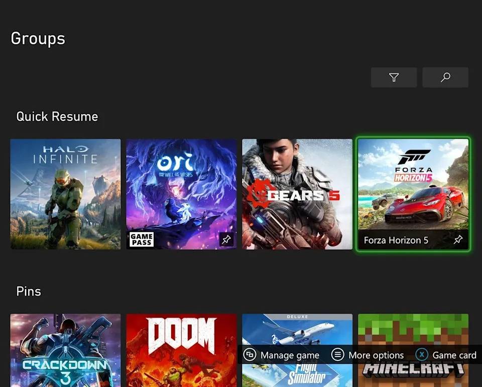 Xbox Quick Resume