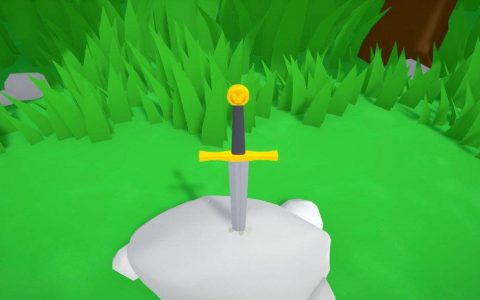 你没资格！ Steam免费模拟新作《拔剑者即为王》多人在线一起拔石中剑