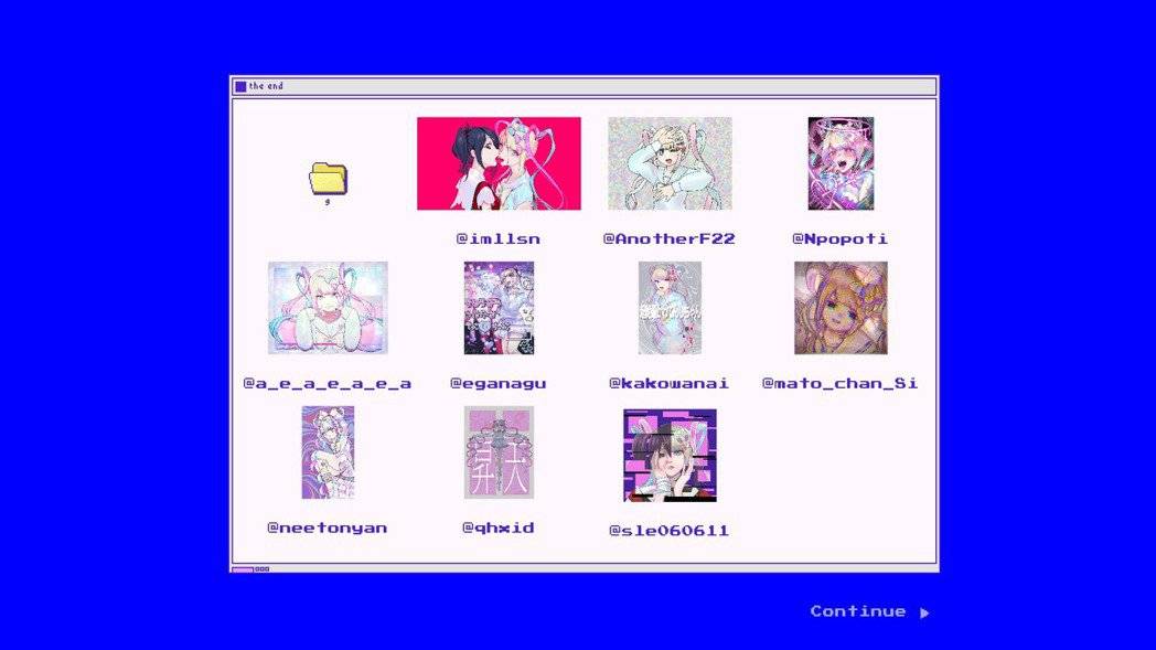 迎接结局时还能看到许多同人创作。