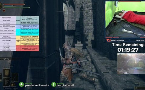 Twitch实况主让聊天室玩《艾尔登法环》 上百玩家七嘴八舌场面超混乱！ 