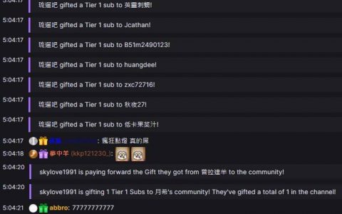 Twitch实况主"月希"订阅4万亚洲第一！ 只因吉祥说：「背你上擎天岗看牛打拳」