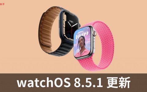 watchOS 8.5.1 更新释出：Apple Watch 安全性增强与错误修正