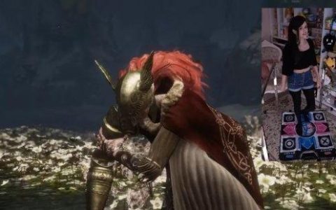 《艾尔登法环》多元玩法 女玩家用跳舞机踩爆女武神