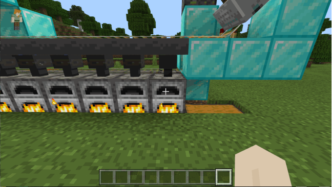 我的世界红石全自动矿石熔炉(我的世界红石熔炉制作教程)