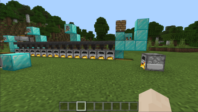 我的世界红石全自动矿石熔炉(我的世界红石熔炉制作教程)