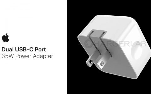 苹果 35W 双USB-C 充电器外观曝光，针对 iPhone 14 而设计？