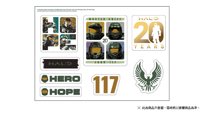 GSE宣布代理《最后一战 Halo》20 周年纪念官方授权周边产品 预定 6/15 正式推出