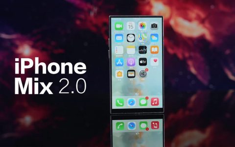 iPhone Mix 2.0 正式推出！ 真全面屏、指纹解锁和升降镜头