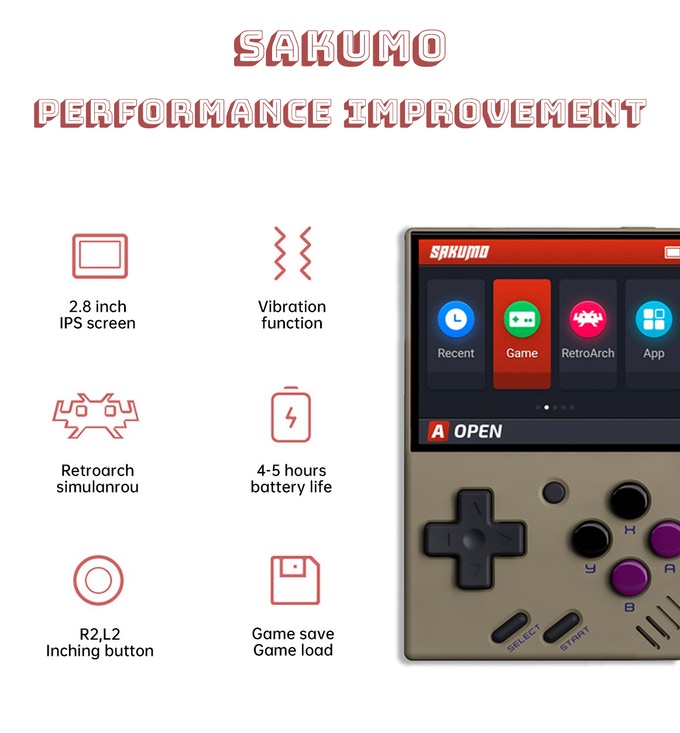 Sakumo Mini的另一项特色就是支持震动功能。