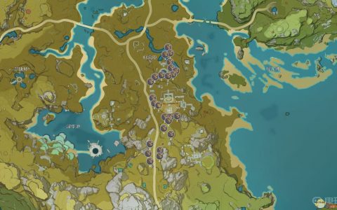 《原神》却砂木推荐的采集路线和分布图？