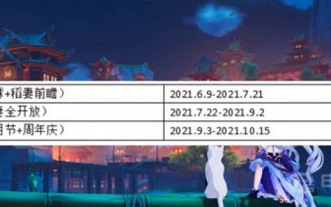 《原神》逐月节什么时候？