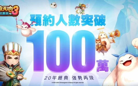 《吞食天地3：放置版》预约突破100万 预告30万好礼大放送