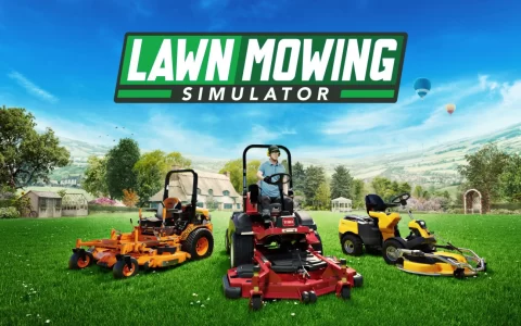 《Lawn Mowing Simulator》PS4/PS5中文版《草坪修剪模拟器》今日正式上市