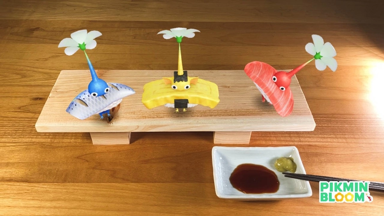 《Pikmin Bloom》全新饰品皮克敏登场,与皮克敏一起了解深奥的寿司文化!