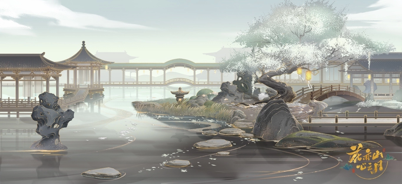 沈浸式剧情手游《花亦山心之月》事前登录即将开启 华丽古风、高颜值互动剧情最美皇家书院招生啰！