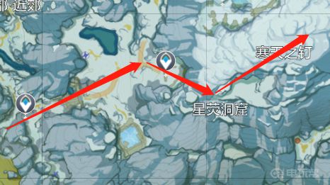 《原神》怎么上雪山山顶路线？