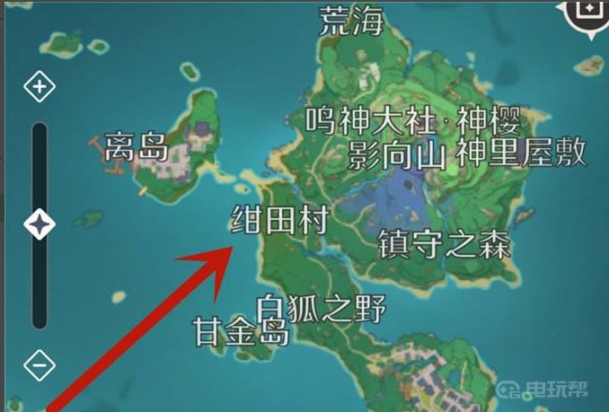 《原神》绀田村荒废神社结界在哪？