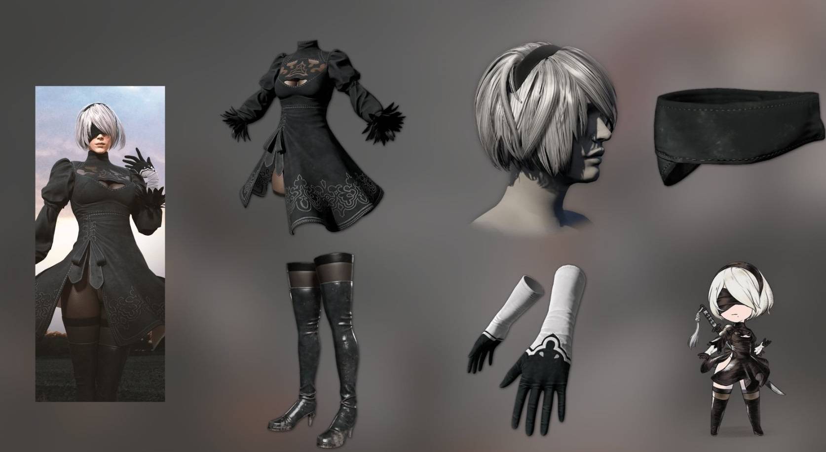 《尼尔:自动人型》2B套装