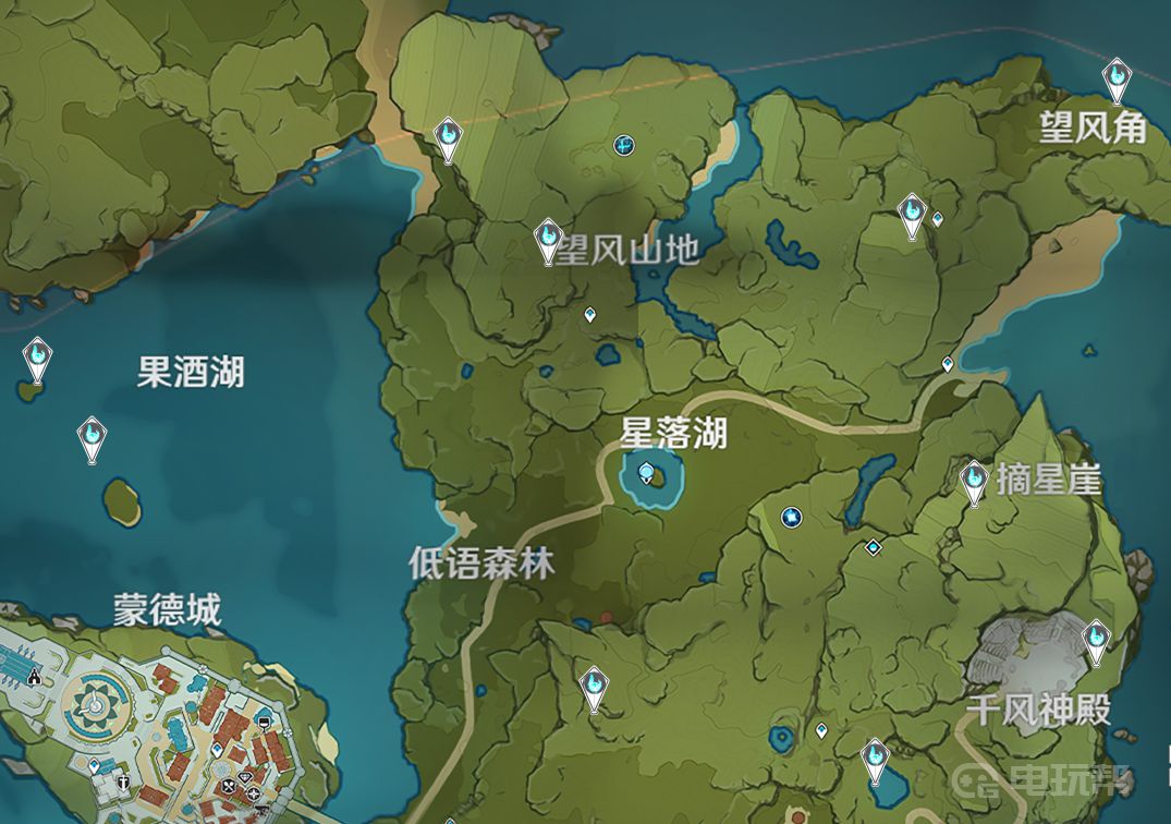 《原神》散落的风神瞳位置分布在哪？