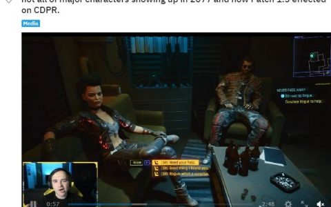 更新将继续进行！ 《电驭叛客 2077》任务总监证实未来将推出全新资料片内容