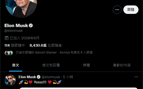 狂人马斯克成功收购Twitter，交易价格约440亿美元