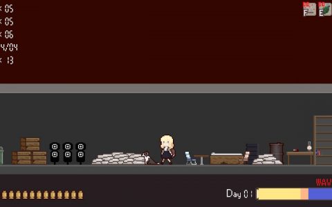 像素塔防《2Week ： Death World》4月30日发售，与少女们一同在僵尸末日求生