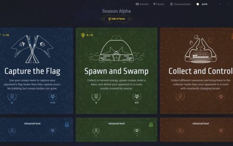 策略对战《Screeps：竞技场》Steam抢先体验 用JavaScript展开军队作战！