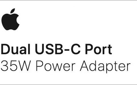 Apple 35W 双 USB-C 充电器照片曝光，支持最高 35W 输出、双 USB-C 充电接口、采可收折插头设计