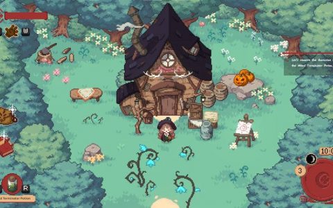 像素冒险RPG《森林小女巫》5月Steam抢先体验 展开萌翻天的森林治愈之旅