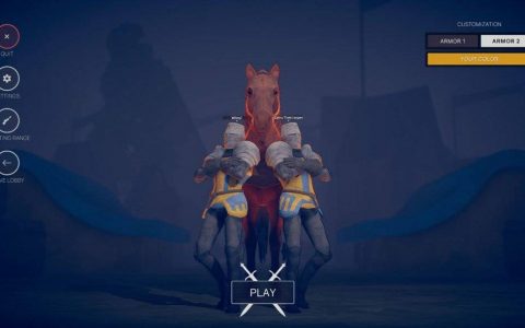 Steam极度好评《Knightfall》骑马大逃杀 中世纪福音战士的枪炮飙车对决！