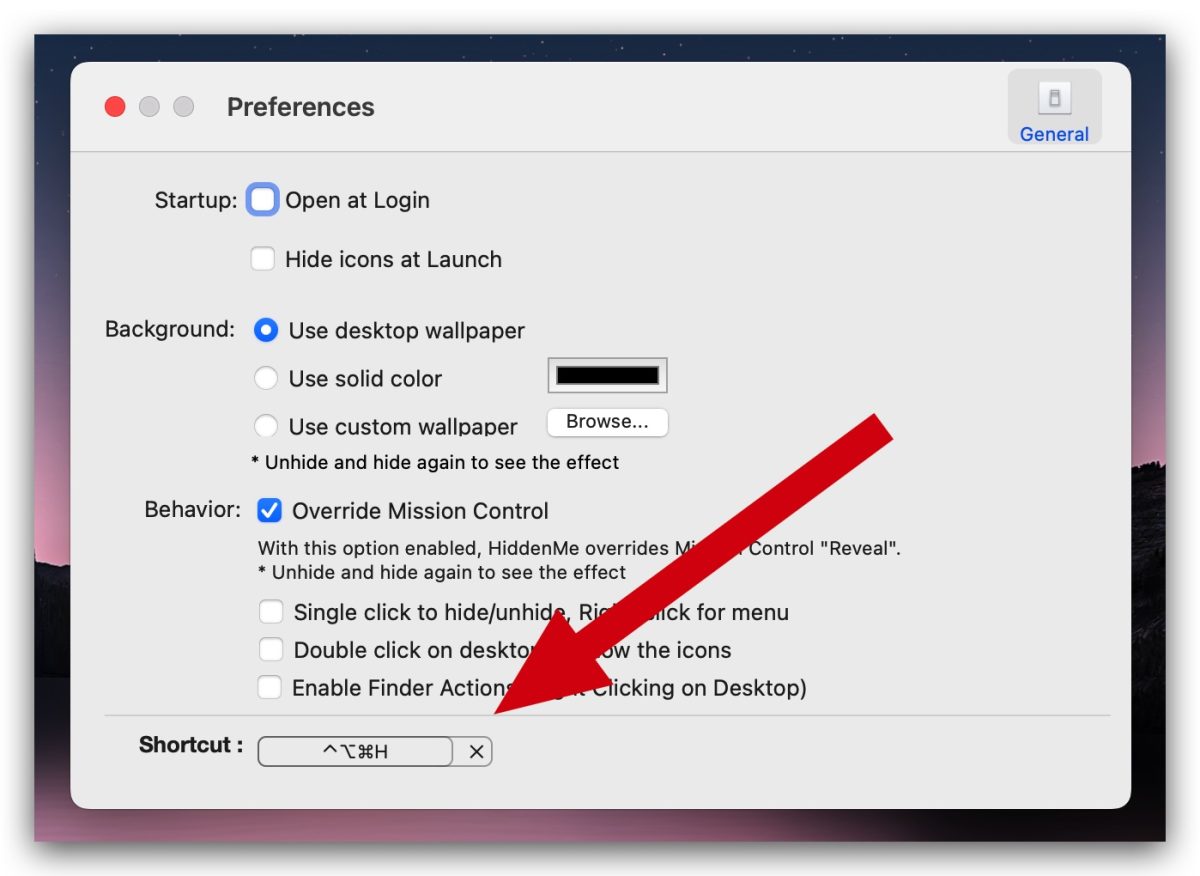 HiddenMe Mac 小工具 隐藏桌面文件