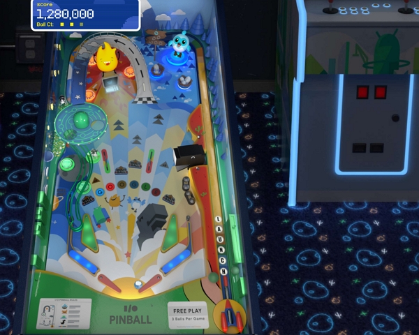 Google制作了网页版弹珠游戏迎接开发者大会，却让你更怀念Windows XP的「立体弹珠台」