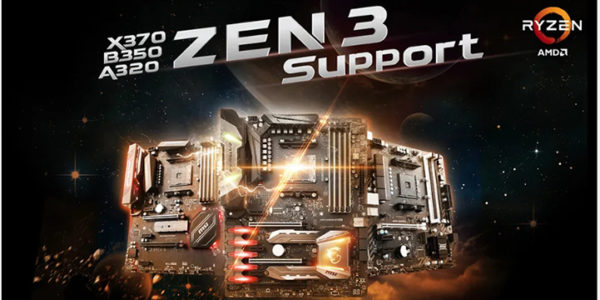 MSI 300系列主板预备更新支持Zen 3 5000系列CPU的Bios