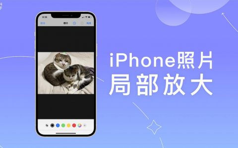 iPhone 局部放大及局部截图怎么用？ 照片内建「放大镜」教学