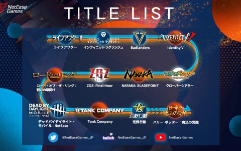 网易游戏《NetEase Connect 2022》线上发表会公开日文预告影片及登场游戏情报