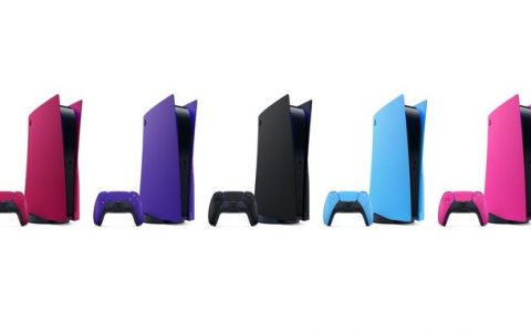 PS5主机护盖「星光蓝」、「银河紫」与「星幻粉」 将于6月17日推出