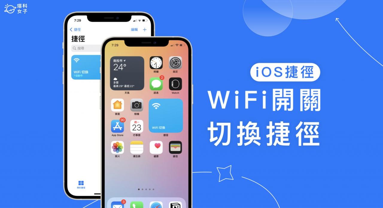 iOS 捷径WiFi开关切换，在iPhone桌面一键开启或关闭WiFi网络